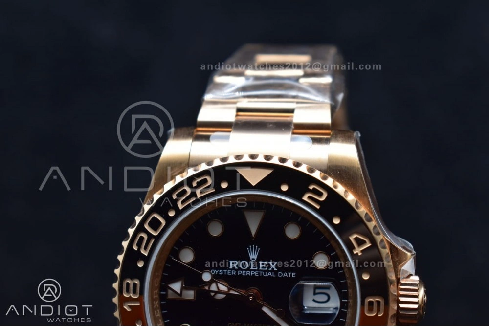 Popular GMT-Master II 126715CHNR Black Red Ceramic Clean Factory Best Edition on SS RG Bracelet DD3285 CHS 882