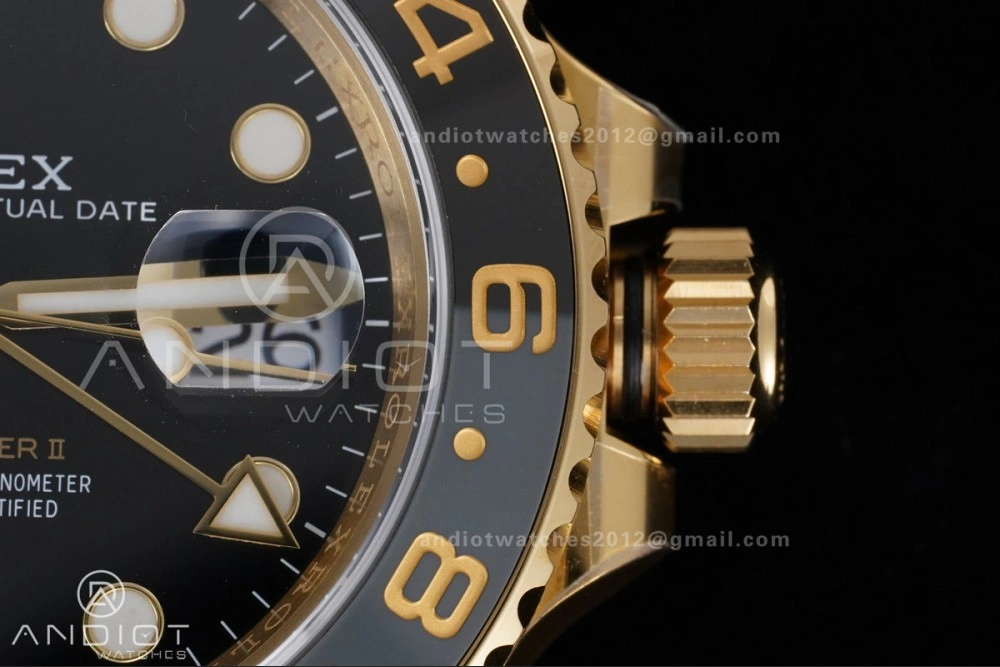 Classic GMT Master II 126718 GRNR ARF Best Edition Black Dial on YG Jubilee Bracelet New SH3285 V 925