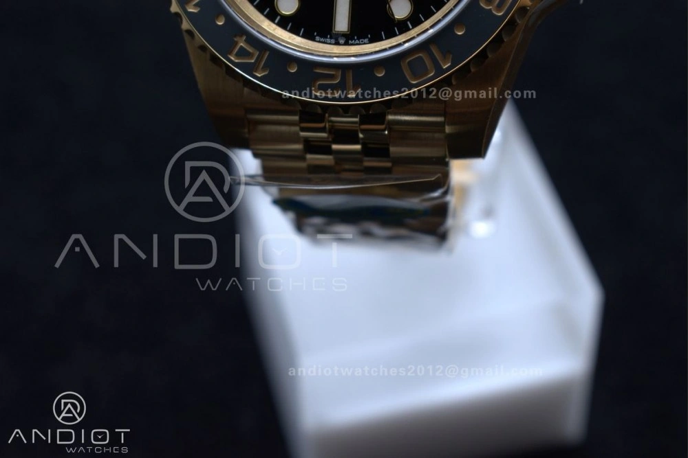 GMT Master II 126718 GRNR Clean 1:1 Best Edition Black Dial on YG Jubilee Bracelet DD3285 CHS Versatile 928