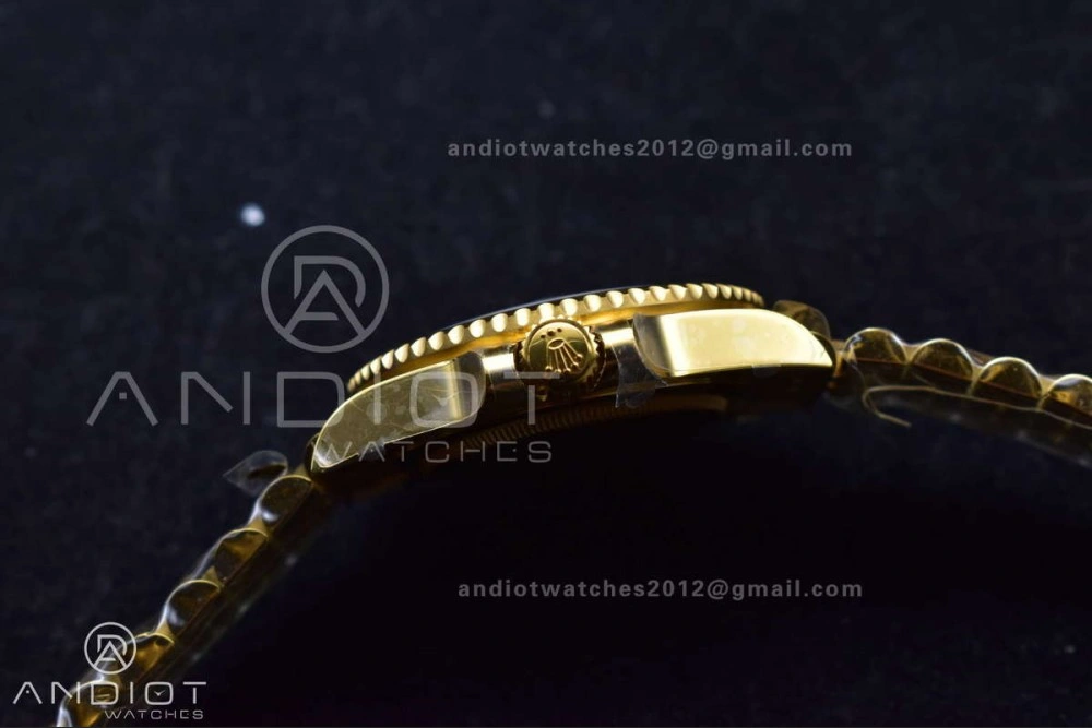 NewStyle GMT Master II 126718 GRNR Gain Weight Gold Factory 1:1 Best Edition Black Dial on YG Jubilee Bracelet VR3285 CHS 927