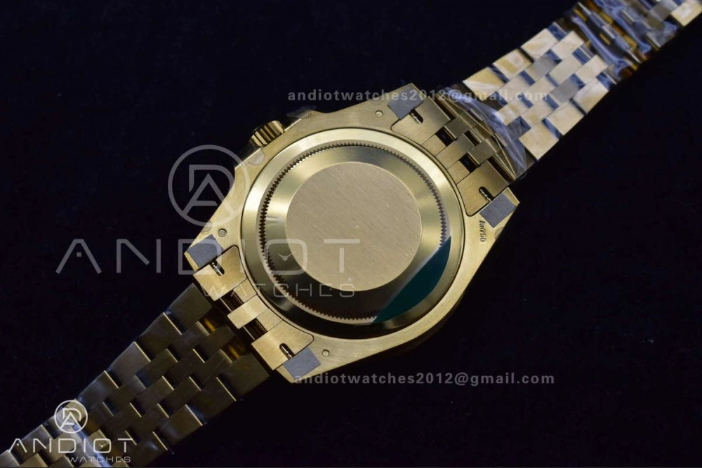 NewStyle GMT Master II 126718 GRNR Gain Weight Gold Factory 1:1 Best Edition Black Dial on YG Jubilee Bracelet VR3285 CHS 927