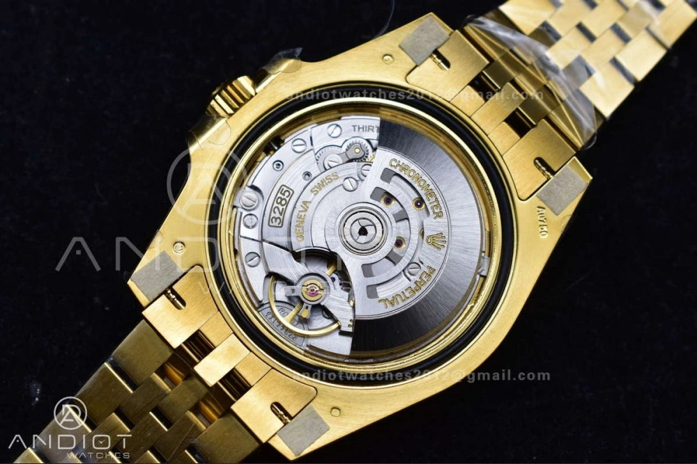 NewStyle GMT Master II 126718 GRNR Gain Weight Gold Factory 1:1 Best Edition Black Dial on YG Jubilee Bracelet VR3285 CHS 927
