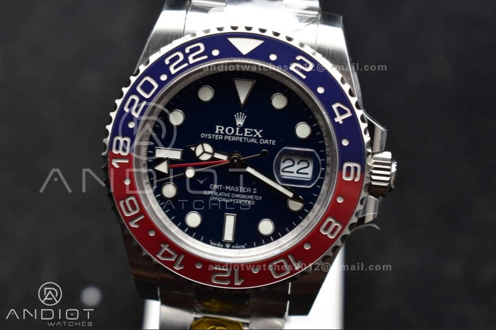 Bold GMT Master II 126719 BLRO Gain Weight Gold Factory 1:1 Best Edition Black Dial on Oyster Bracelet VR3285 CHS 929