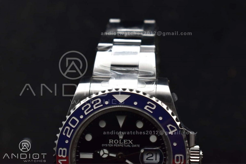 RelaxedFit GMT Master II 126719 BLRO Gain Weight Gold Factory 1:1 Best Edition Blue Dial on Oyster Bracelet VR3285 CHS 866