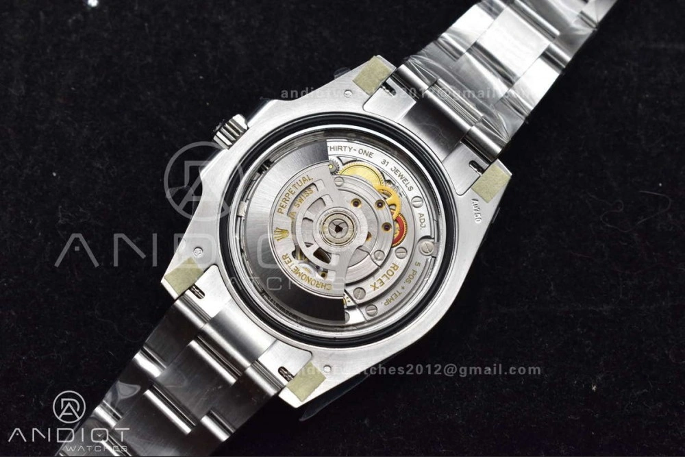 RelaxedFit GMT Master II 126719 BLRO Gain Weight Gold Factory 1:1 Best Edition Blue Dial on Oyster Bracelet VR3285 CHS 866