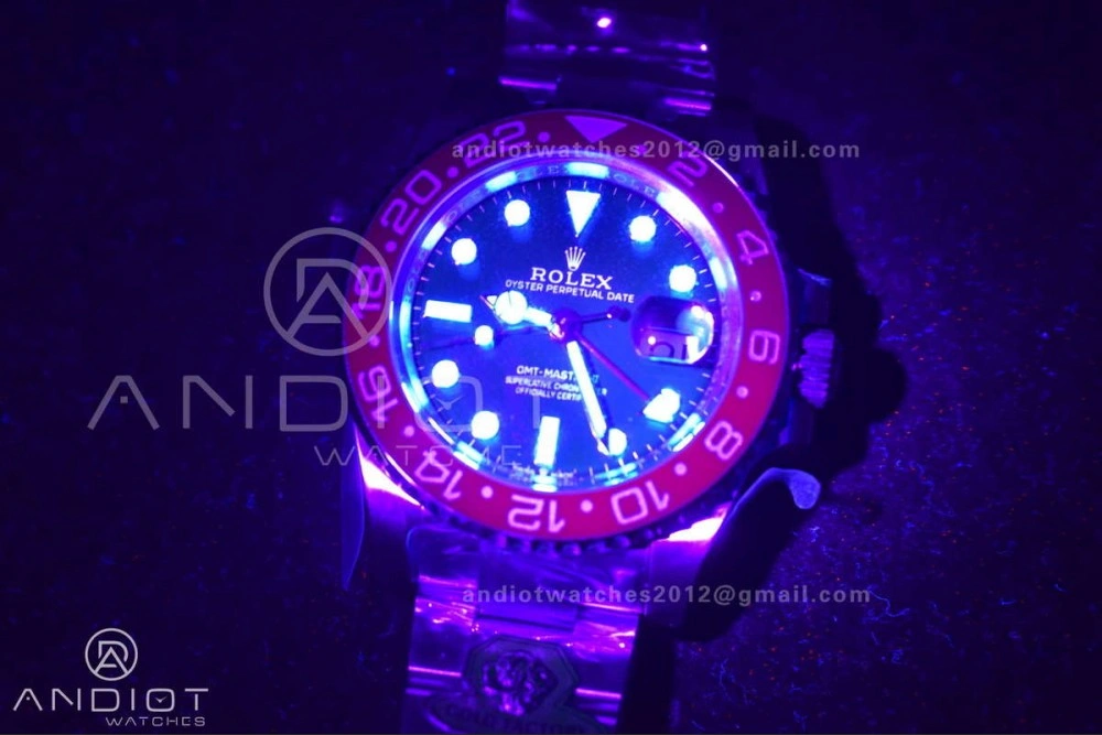 RelaxedFit GMT Master II 126719 BLRO Gain Weight Gold Factory 1:1 Best Edition Blue Dial on Oyster Bracelet VR3285 CHS 866