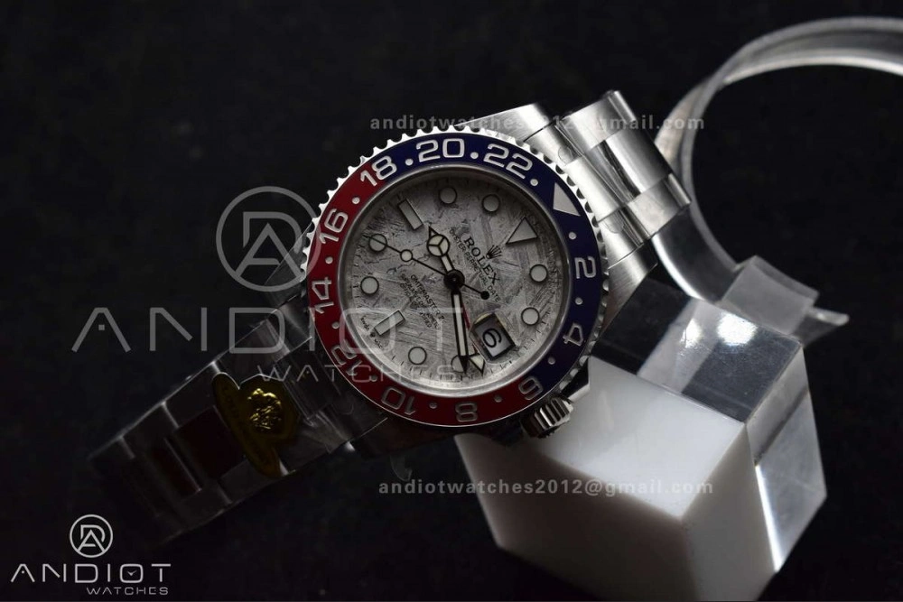 Modern GMT Master II 126719 BLRO Gain Weight Gold Factory 1:1 Best Edition Real Meteorite Dial on Oyster Bracelet VR3285 CHS 930
