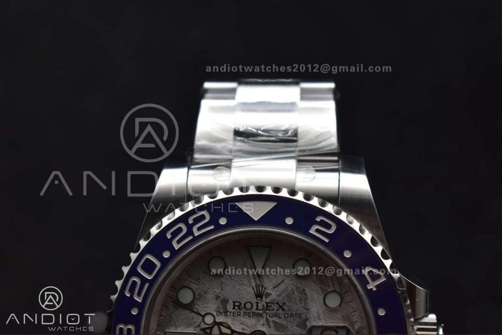 Modern GMT Master II 126719 BLRO Gain Weight Gold Factory 1:1 Best Edition Real Meteorite Dial on Oyster Bracelet VR3285 CHS 930