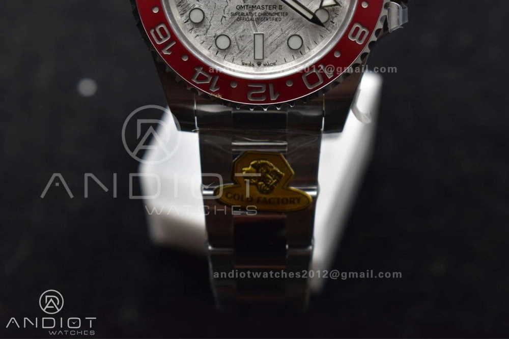 Modern GMT Master II 126719 BLRO Gain Weight Gold Factory 1:1 Best Edition Real Meteorite Dial on Oyster Bracelet VR3285 CHS 930