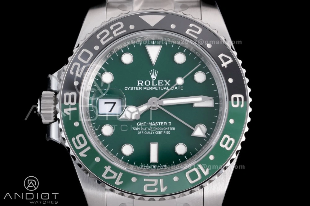 GMT-Master II 126729 VTNR 904L SS V3 VSF 1:1 Sprite Best Edition Green Dial On Oyster Bracelet DD ZipUp 884