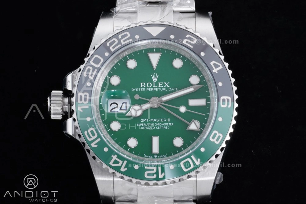 GMT Master II 126729 VTNR LHD 904L SS ARF Sprite 1:1 Best Edition on Oyster Bracelet New SH3285 V Stretchable 870
