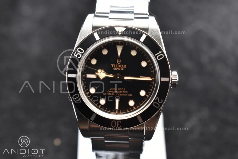 Heritage Black Bay 37mm SS ZF 1:1 Best Edition Black Dial on SS Bracelet A ModernLook 895