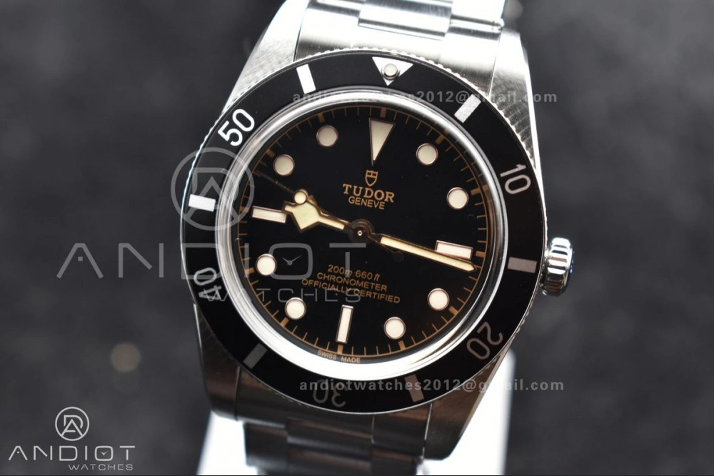 Heritage Black Bay 37mm SS ZF 1:1 Best Edition Black Dial on SS Bracelet A ModernLook 895