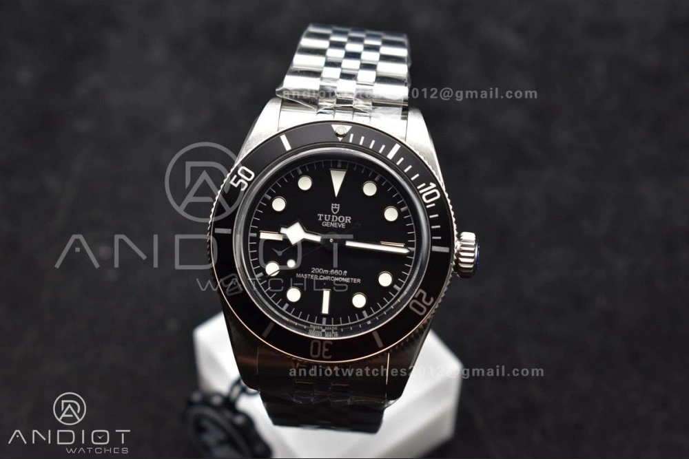 TopPick Heritage Black Bay 41mm SS ZF 1:1 Best Edition Black Dial on Jubilee Bracelet A 1267