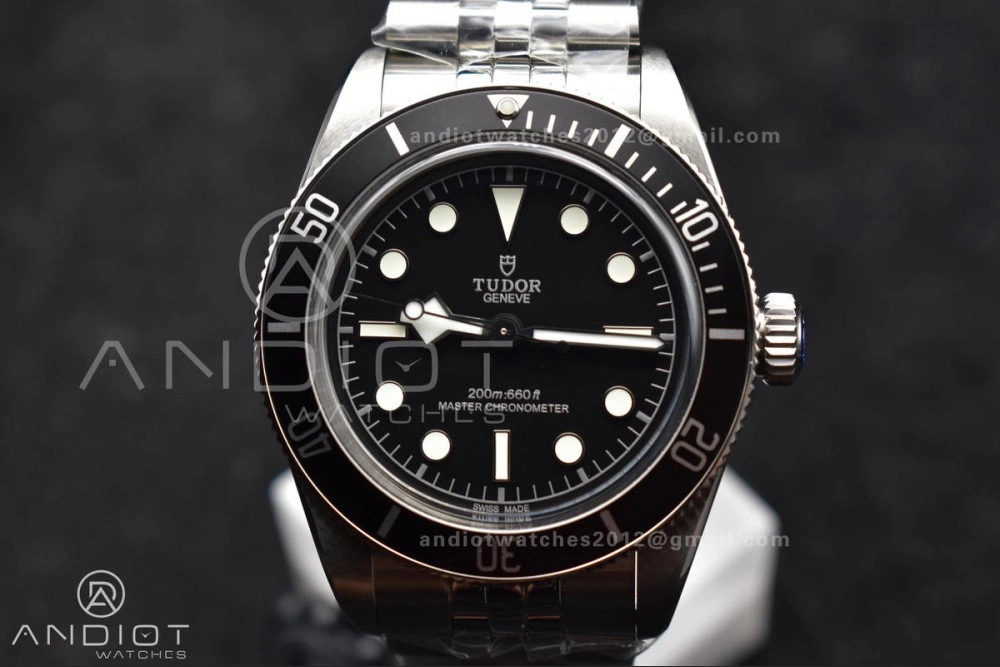 TopPick Heritage Black Bay 41mm SS ZF 1:1 Best Edition Black Dial on Jubilee Bracelet A 1267