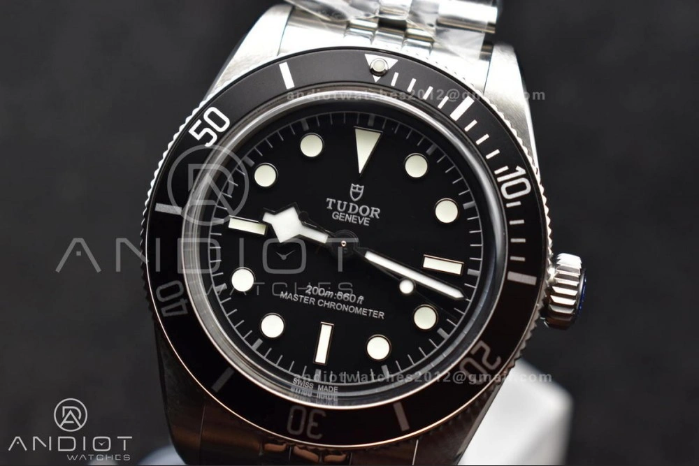 TopPick Heritage Black Bay 41mm SS ZF 1:1 Best Edition Black Dial on Jubilee Bracelet A 1267
