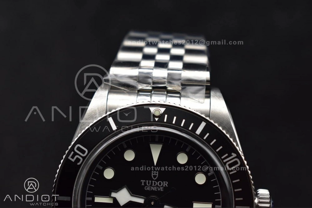 TopPick Heritage Black Bay 41mm SS ZF 1:1 Best Edition Black Dial on Jubilee Bracelet A 1267