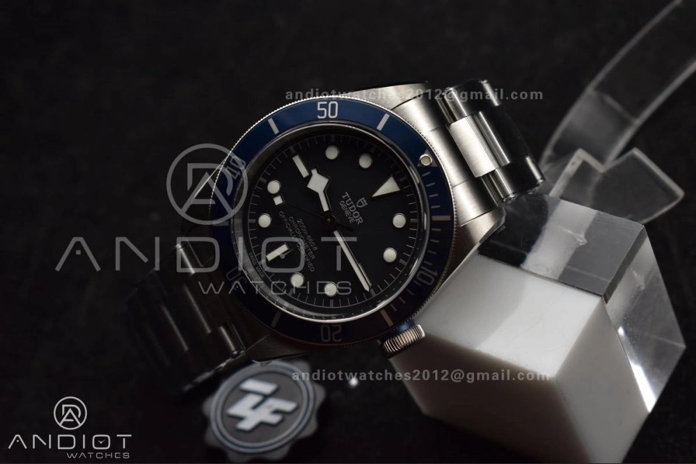 Attractive Heritage Black Bay Blue Bezel ZF 1:1 Best Edition on SS Bracelet A2824 V 1271