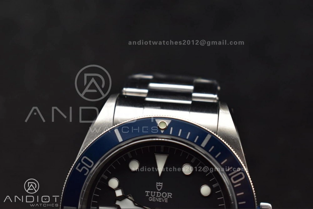 Attractive Heritage Black Bay Blue Bezel ZF 1:1 Best Edition on SS Bracelet A2824 V 1271