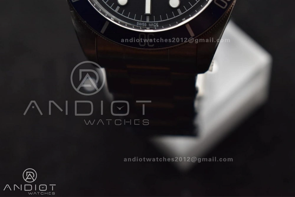 Attractive Heritage Black Bay Blue Bezel ZF 1:1 Best Edition on SS Bracelet A2824 V 1271