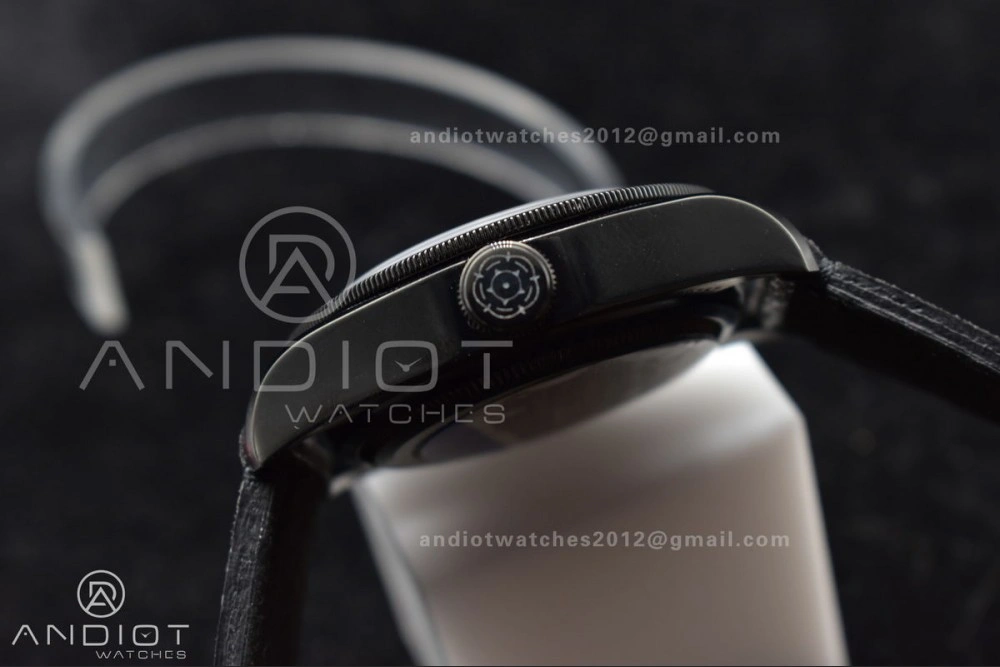 Heritage Black Bay Dark DLC ZF 1:1 Best Edition Black Bezel on Distressed Leather Strap A2824 V ComfortFit 425