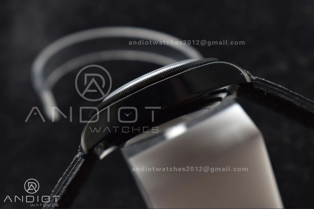 Heritage Black Bay Dark DLC ZF 1:1 Best Edition Black Bezel on Distressed Leather Strap A2824 V ComfortFit 425