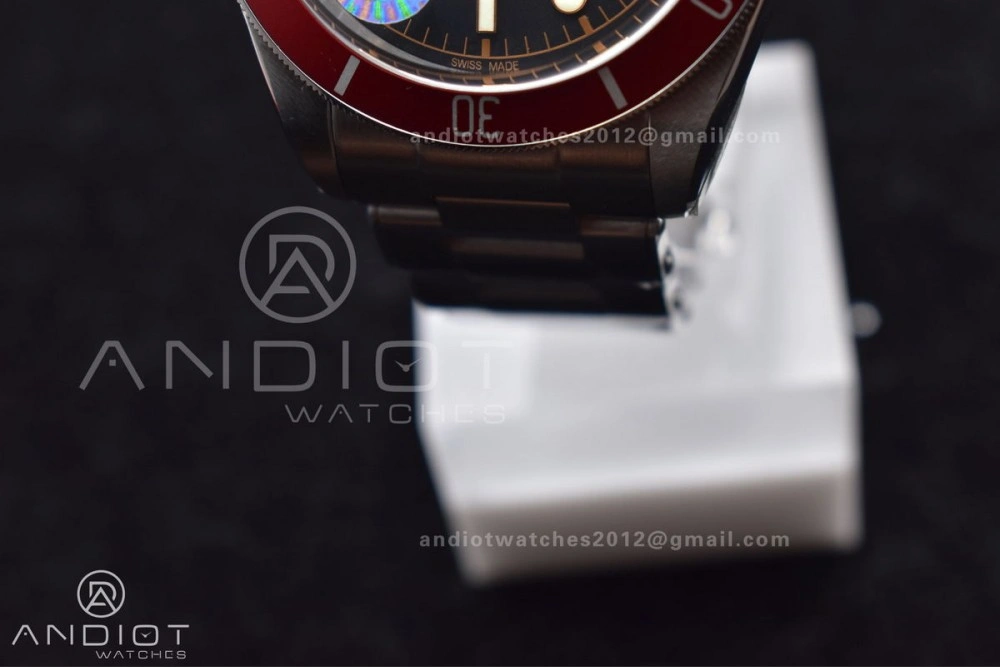 Packable Heritage Black Bay Red Bezel ZF 1:1 Best Edition on SS Bracelet A 1276