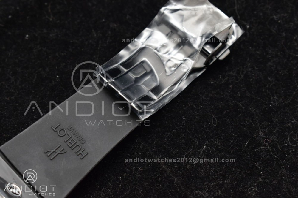 Hublot Big Bang Unico Full Black ZF 1:1 Best Edition Skeleton Dial on Black Rubber Strap A Bold 276