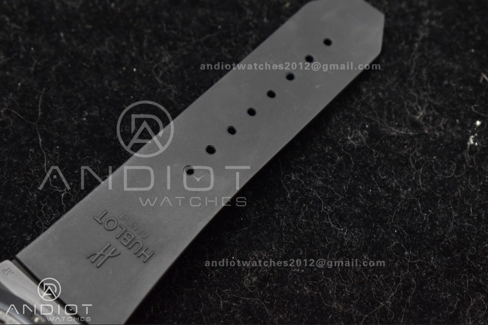 Hublot Big Bang Unico Full Black ZF 1:1 Best Edition Skeleton Dial on Black Rubber Strap A Bold 276