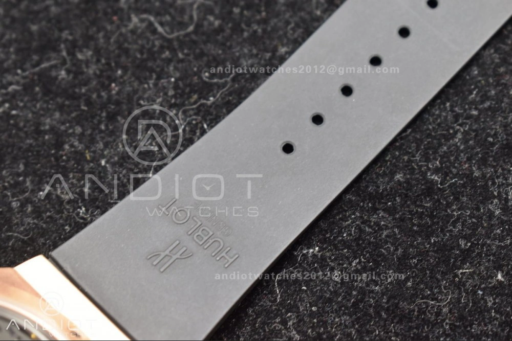 Packable Hublot Big Bang Unico RG ZF 1:1 Best Edition Skeleton Dial on Black Rubber Strap A 266