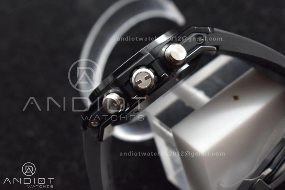 Hublot Big Bang Unico Titanium ZF 1:1 Best Edition Black Skeleton Dial On Black Rubber Strap A Modern 267