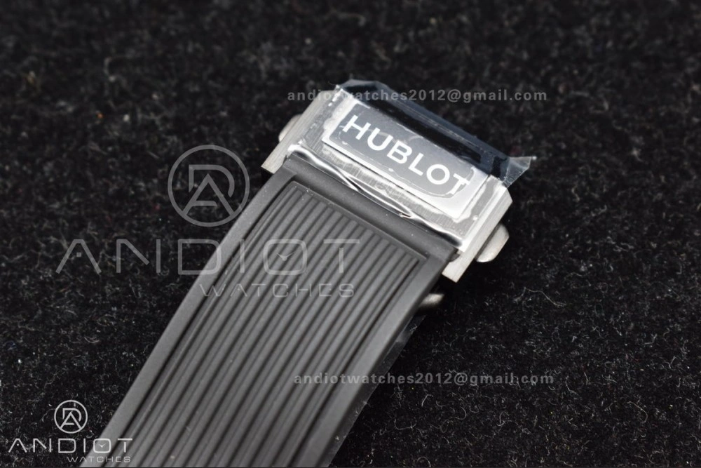 Hublot Big Bang Unico Titanium ZF 1:1 Best Edition Black Skeleton Dial On Black Rubber Strap A Modern 267