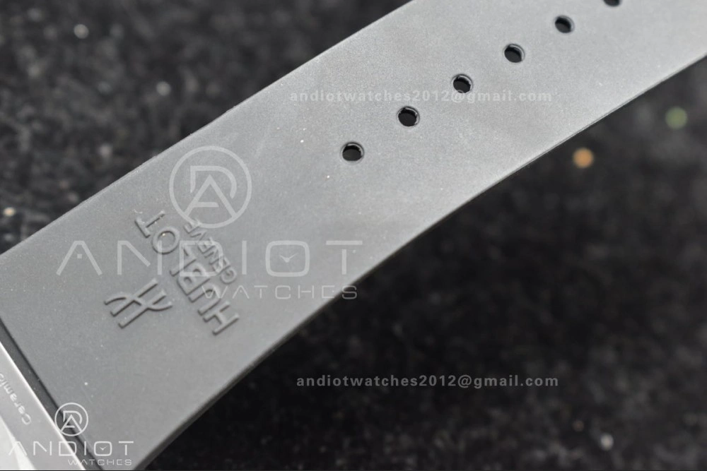 Hublot Big Bang Unico Titanium ZF 1:1 Best Edition Black Skeleton Dial On Black Rubber Strap A Modern 267