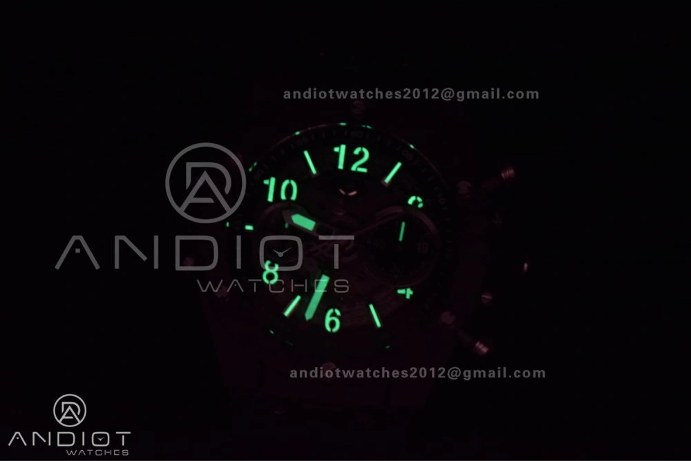 Hublot Big Bang Unico Titanium ZF 1:1 Best Edition Black Skeleton Dial On Black Rubber Strap A Modern 267