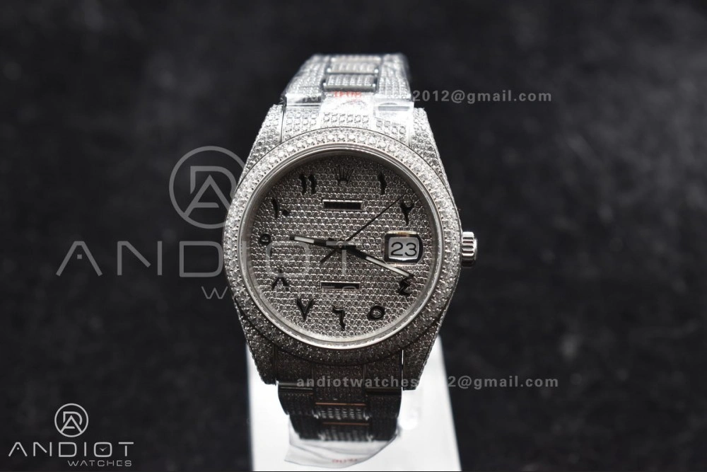 ZipUp JDF 41mm Best Version Diamond DateJust Arabic Markers with Numerical Date Wheel 900