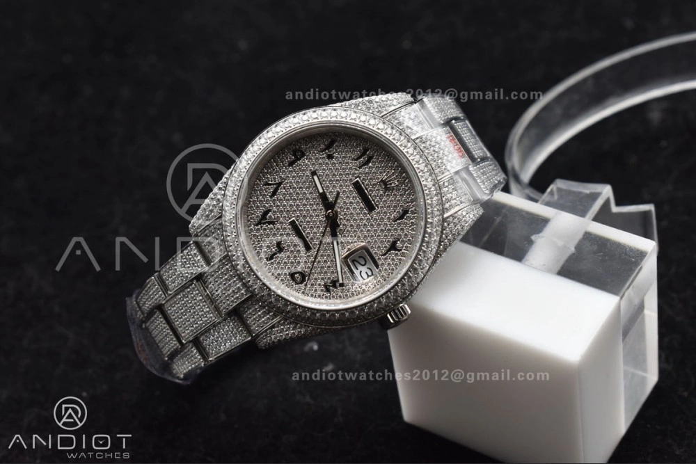 ZipUp JDF 41mm Best Version Diamond DateJust Arabic Markers with Numerical Date Wheel 900