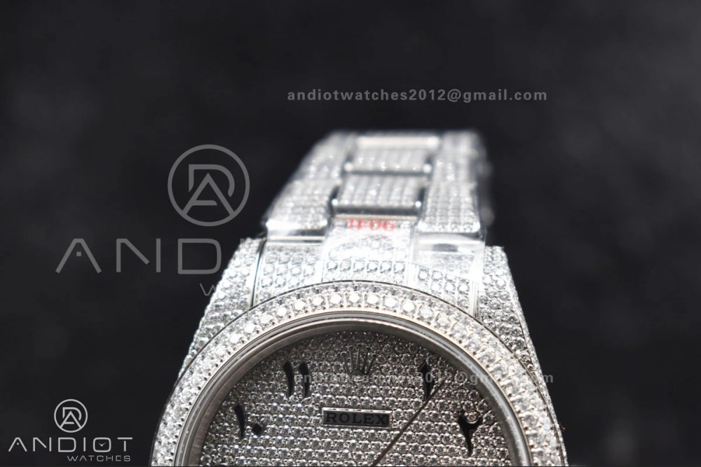 ZipUp JDF 41mm Best Version Diamond DateJust Arabic Markers with Numerical Date Wheel 900
