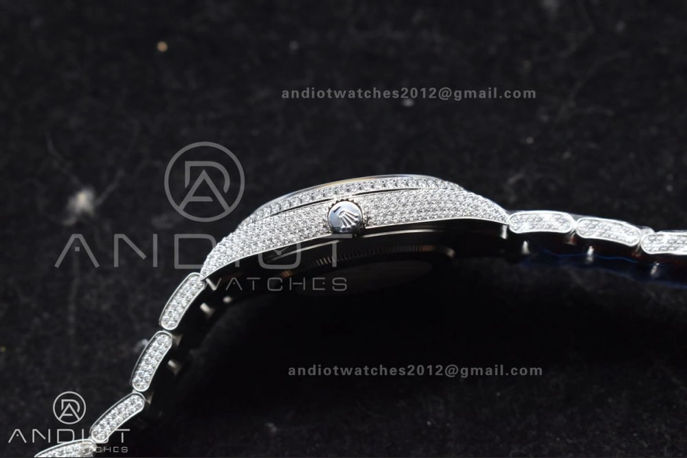 ZipUp JDF 41mm Best Version Diamond DateJust Arabic Markers with Numerical Date Wheel 900