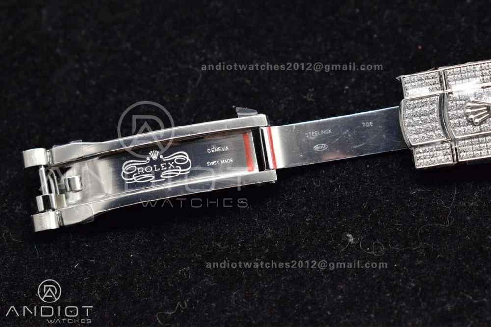 JDF 41mm Best Version Diamond DateJust White Stick Markers Upgraded 906