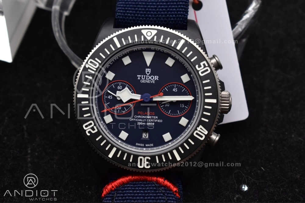 M+ Factory 1:1 Best Edition Red Bull Racing Tudor Pelagos FXD Black Titanium DD SoftTouch 1281