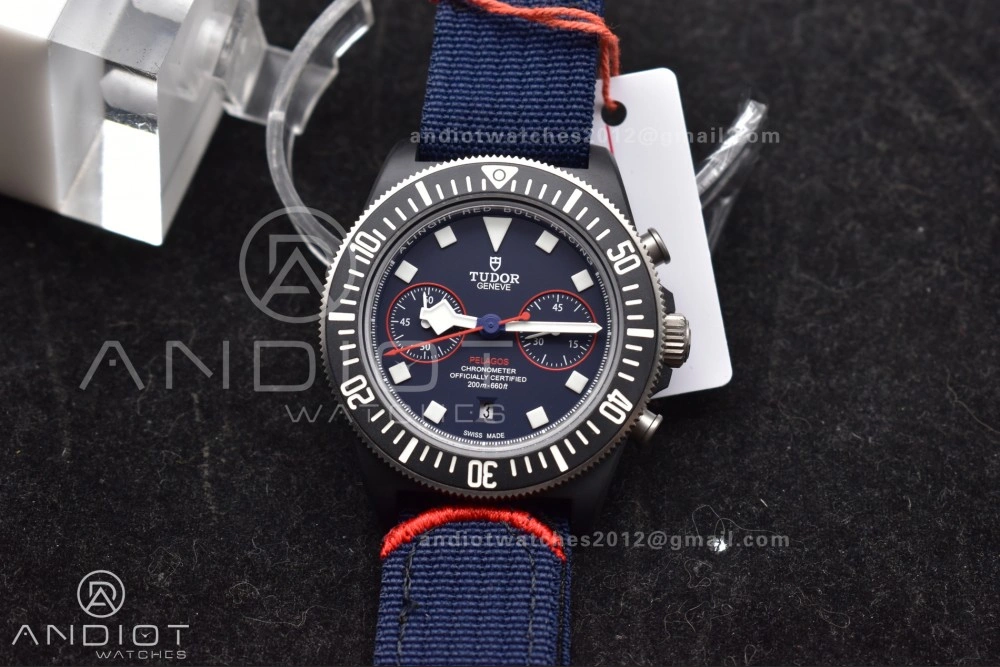 M+ Factory 1:1 Best Edition Red Bull Racing Tudor Pelagos FXD Black Titanium DD SoftTouch 1281