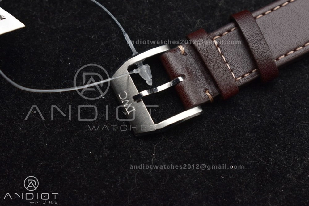 Mark XVIII IW327006 Titanium V7F 1:1 Best Edition BlueDial on Brown Leather Strap A Timeless 297