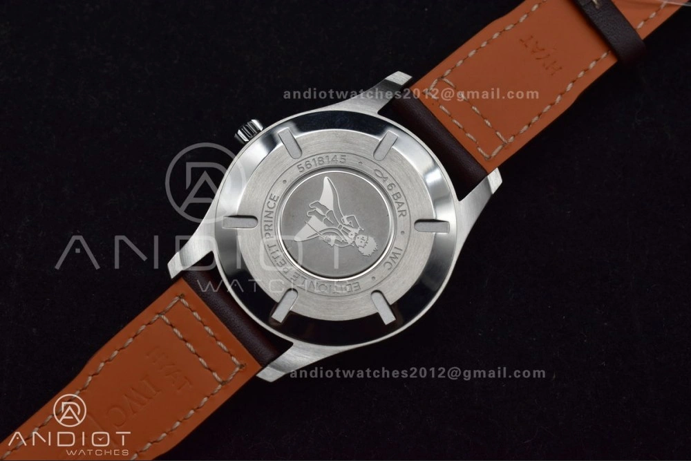 Mark XVIII IW327006 Titanium V7F 1:1 Best Edition BlueDial on Brown Leather Strap A Timeless 297