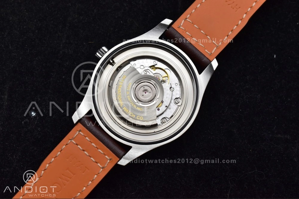 Mark XVIII IW327006 Titanium V7F 1:1 Best Edition BlueDial on Brown Leather Strap A Timeless 297