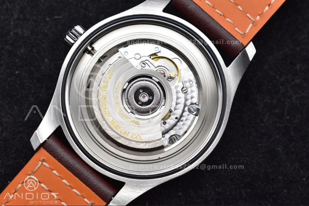 Mark XVIII IW327006 Titanium V7F 1:1 Best Edition BlueDial on Brown Leather Strap A Timeless 297