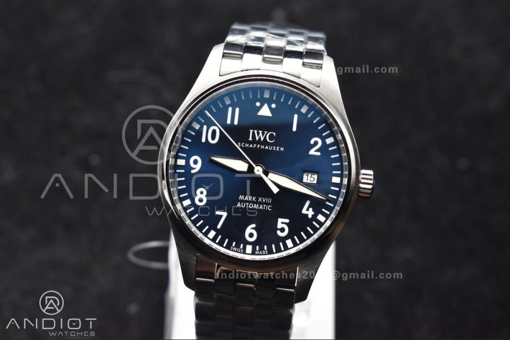 Supportive Mark XVIII V7F 1:1 Best Edition Blue Dial on SS Bracelet Asian ETA 299