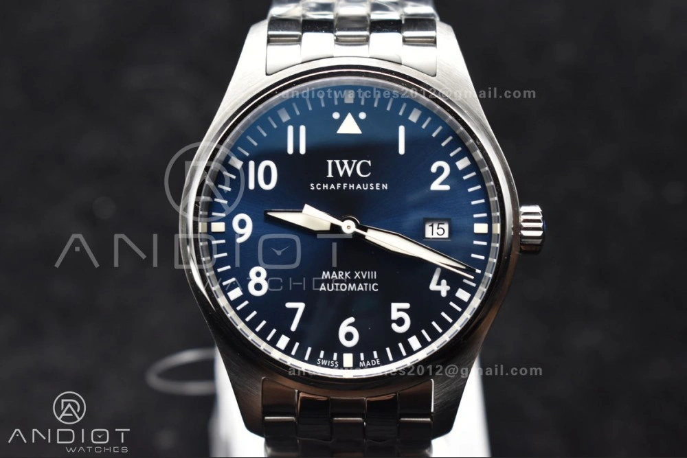 Supportive Mark XVIII V7F 1:1 Best Edition Blue Dial on SS Bracelet Asian ETA 299