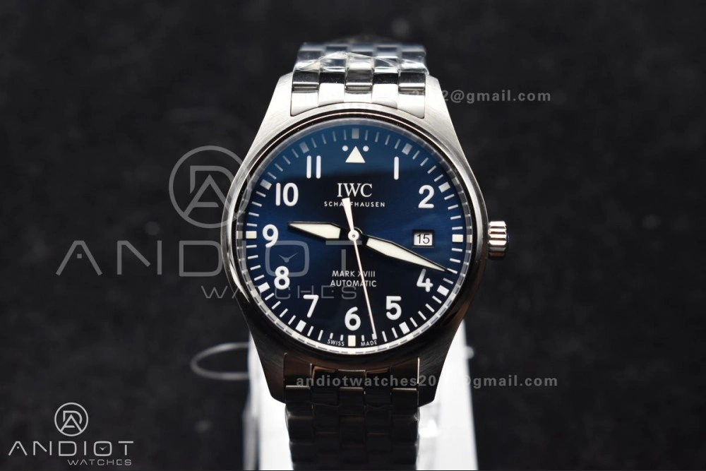 Supportive Mark XVIII V7F 1:1 Best Edition Blue Dial on SS Bracelet Asian ETA 299