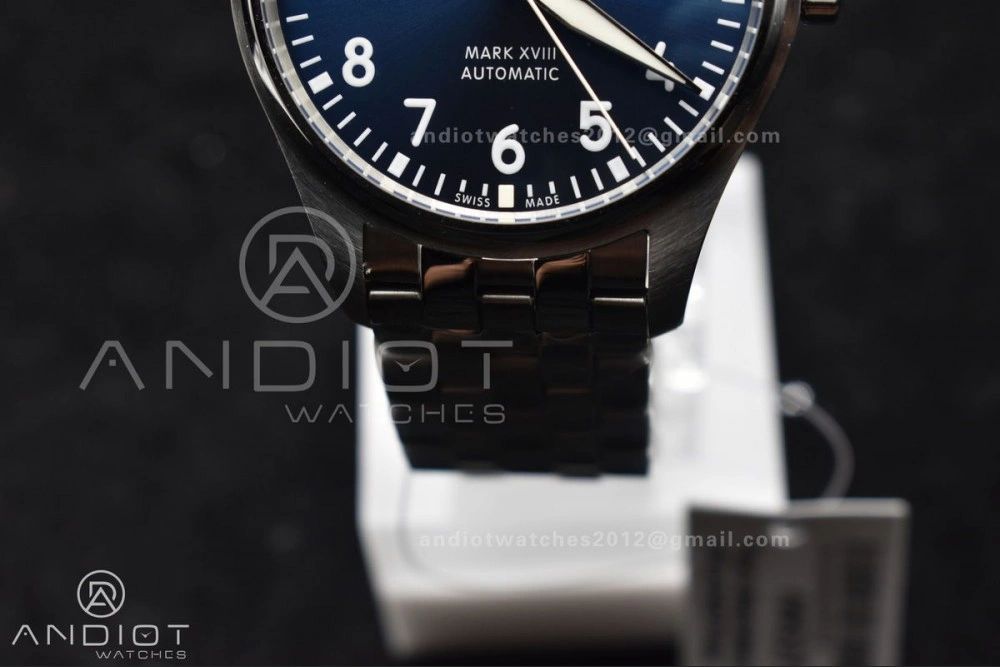Supportive Mark XVIII V7F 1:1 Best Edition Blue Dial on SS Bracelet Asian ETA 299