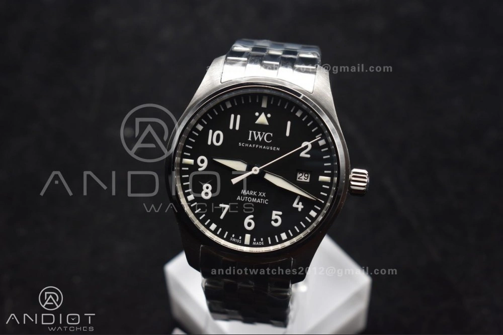 Mark XX V7F 1:1 Best Edition Black Dial on SS Bracelet Asian SoftTouch 302